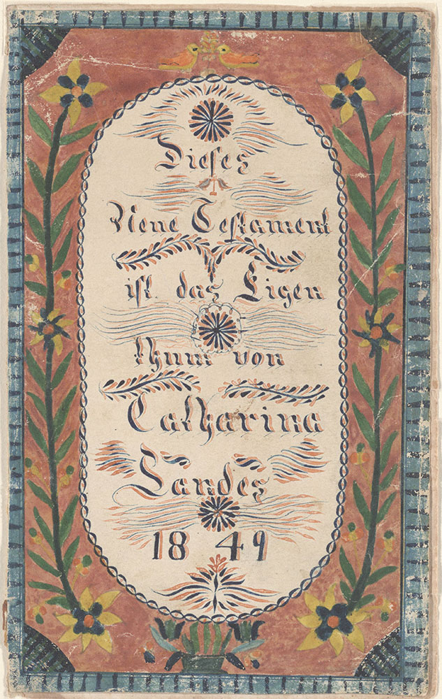 Bookplate (Bücherzeichen) for Catharina Landes