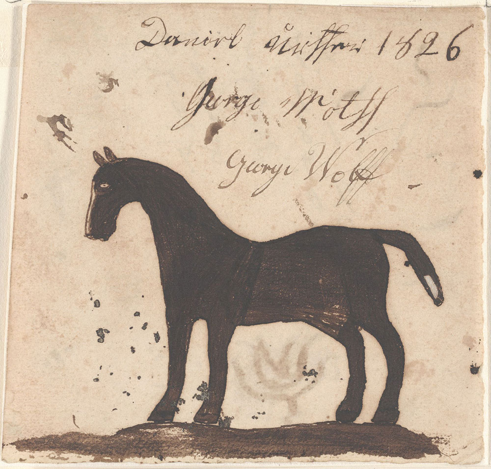 Drawing for Daniel Urffer and George Wolff