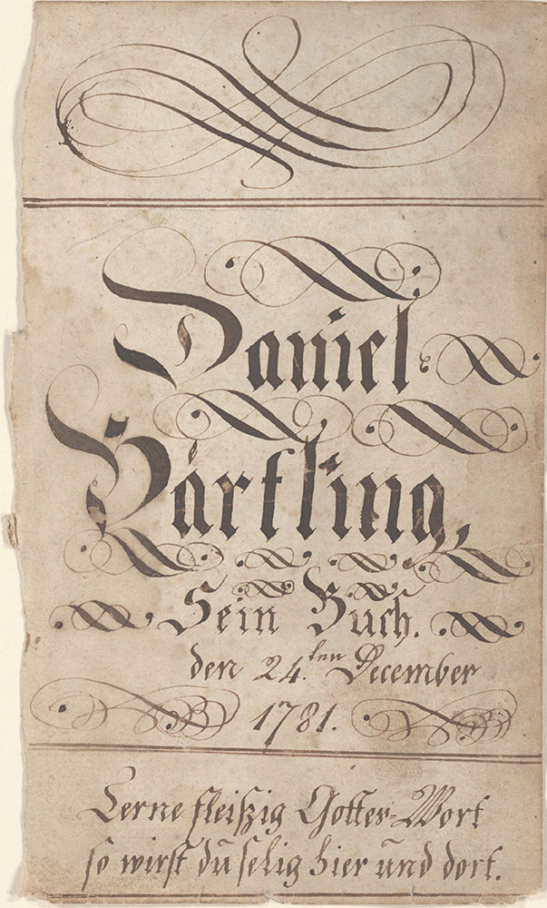 Bookplate (Bücherzeichen) for Daniel Bärtling