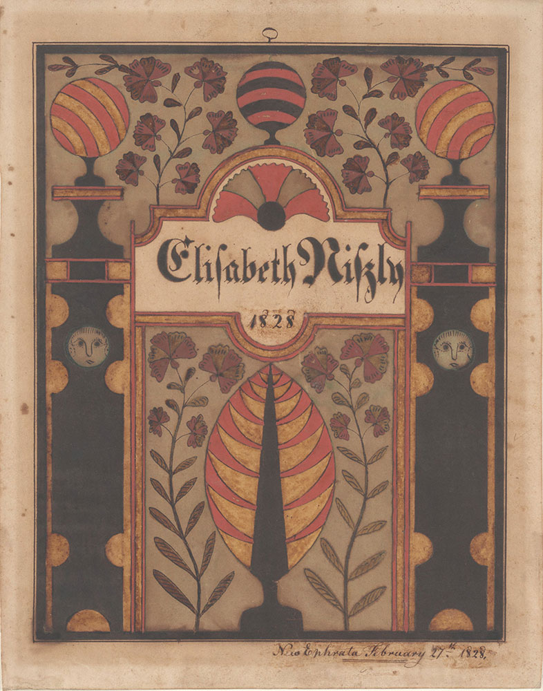 Bookplate (Bücherzeichen) for Elisabeth Niszly