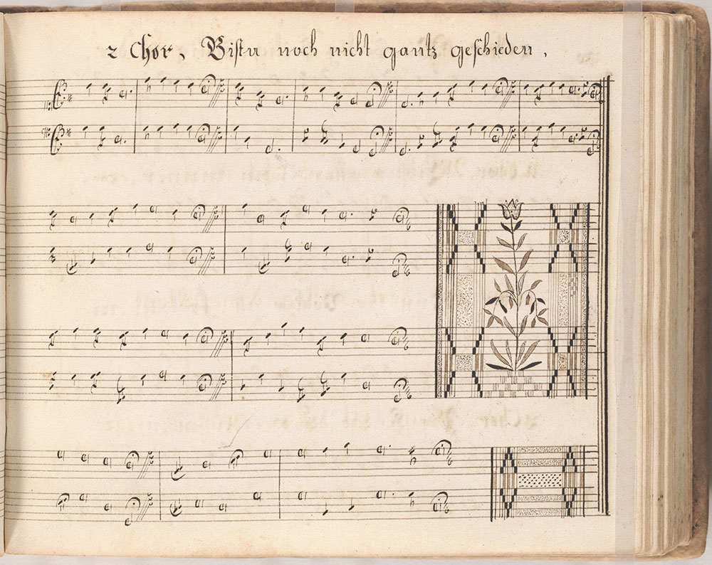 Music Manuscript to Zionitischer Weyrauchs Hügel
