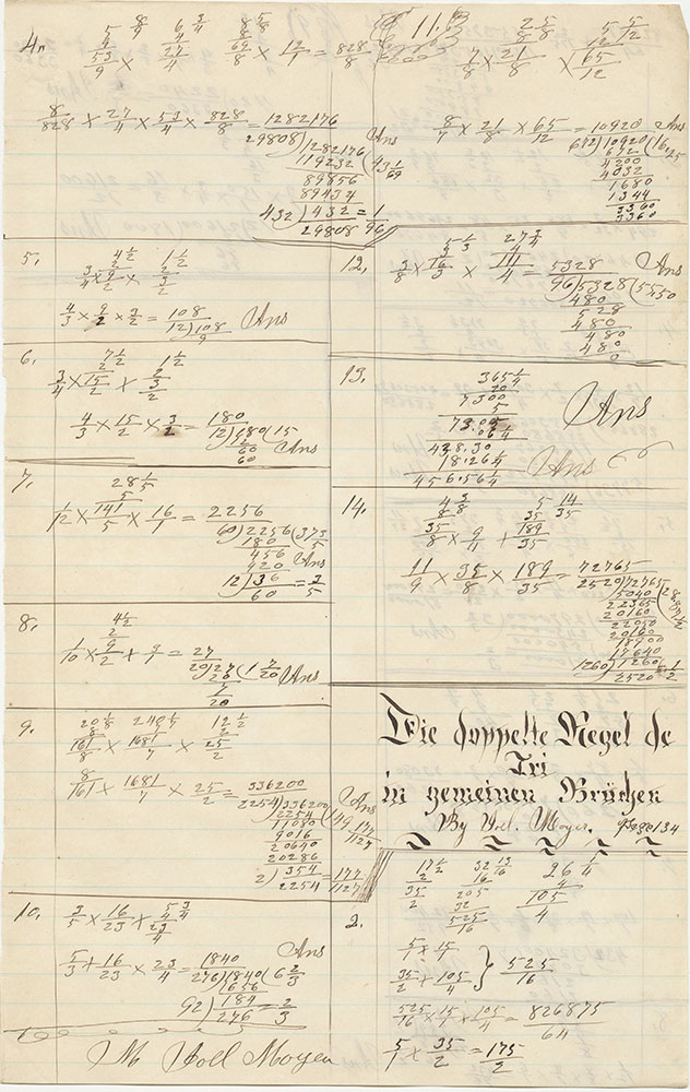 Ciphering Book of Joel Moyer