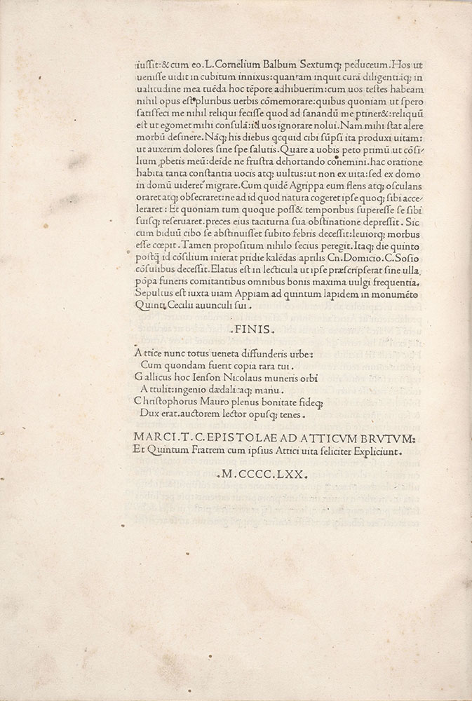 Epistolae ad Brutum, ad Quintum fratrem, ad Atticum by Marcus Tullius Cicero