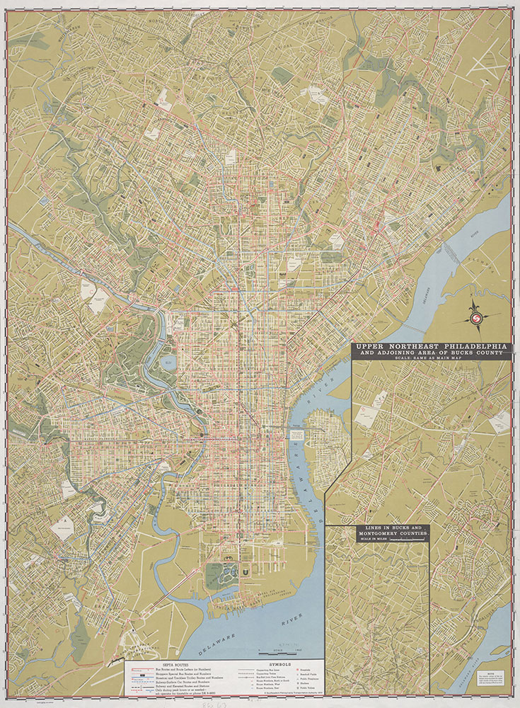 philadelphia bus route map