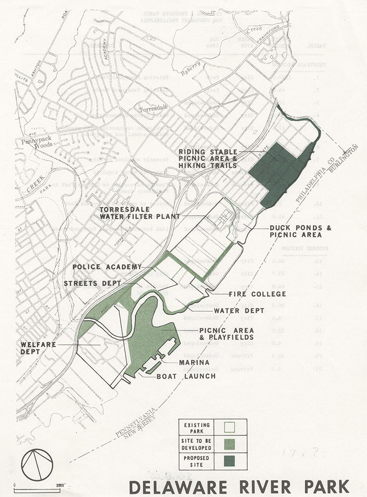 Delaware River Park, [1970], Map