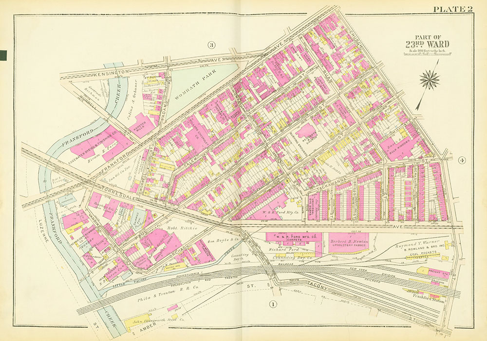 Atlas of the City of Philadelphia, 23rd and 41st Wards, Plate 2