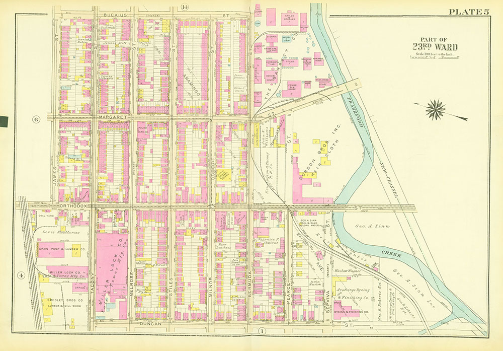 Atlas of the City of Philadelphia, 23rd and 41st Wards, Plate 5
