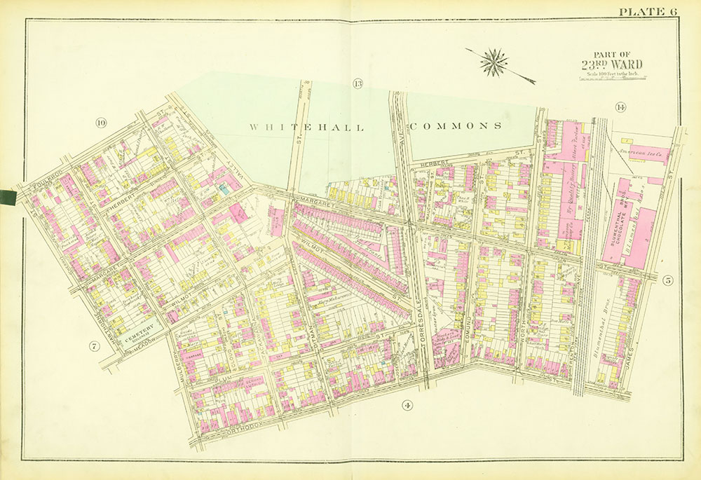 Atlas of the City of Philadelphia, 23rd and 41st Wards, Plate 6