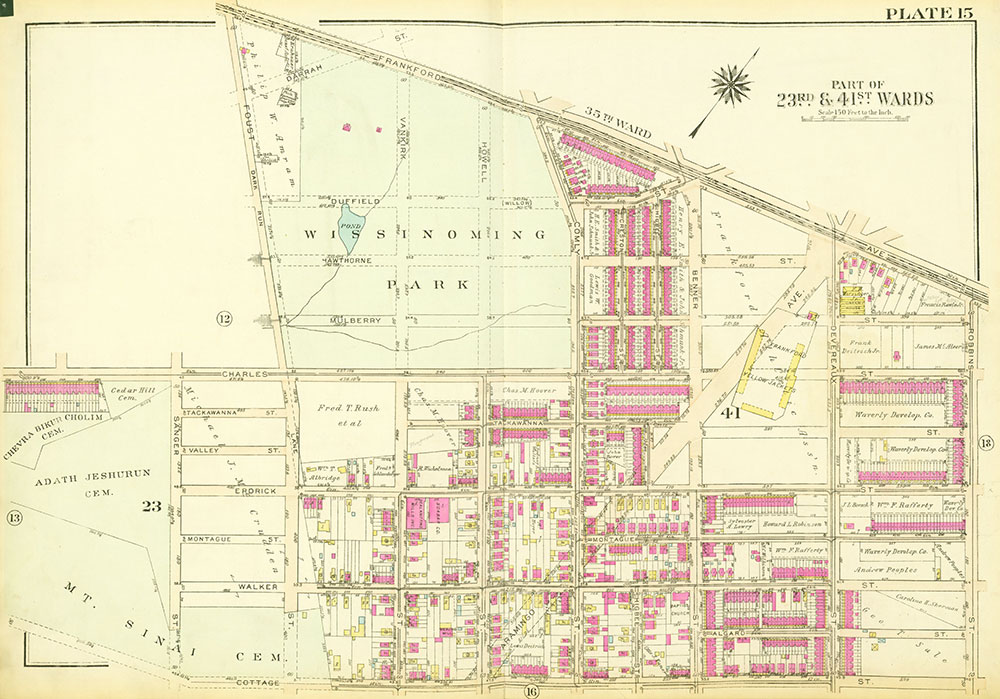 Atlas of the City of Philadelphia, 23rd and 41st Wards, Plate 15