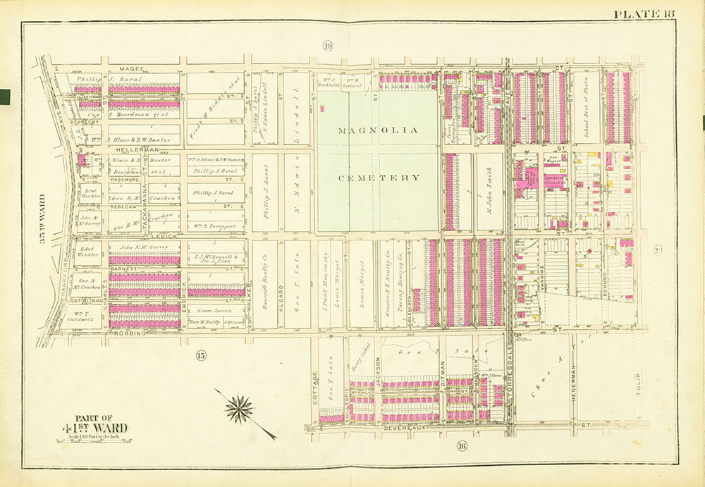 Atlas of the City of Philadelphia, 23rd and 41st Wards, Plate 18