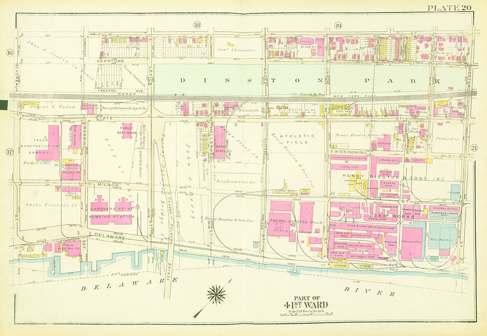 Atlas of the City of Philadelphia, 23rd and 41st Wards, Plate 20