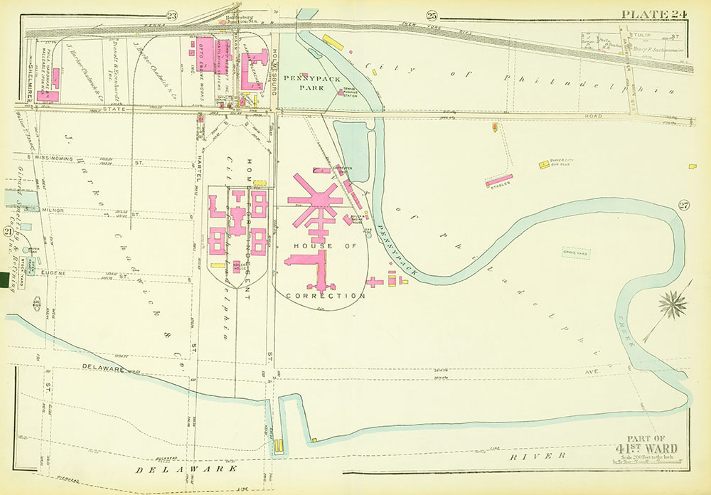 Atlas of the City of Philadelphia, 23rd and 41st Wards, Plate 24
