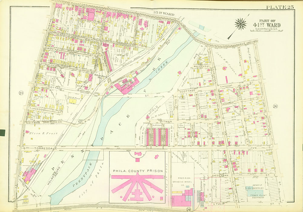 Atlas of the City of Philadelphia, 23rd and 41st Wards, Plate 25