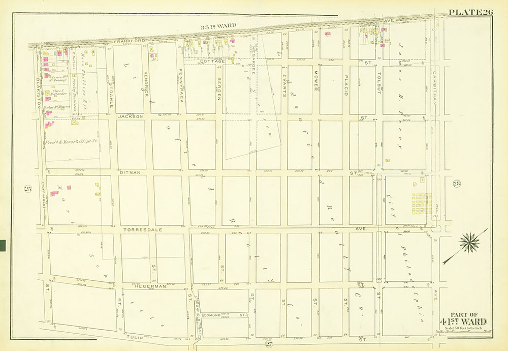 Atlas of the City of Philadelphia, 23rd and 41st Wards, Plate 26