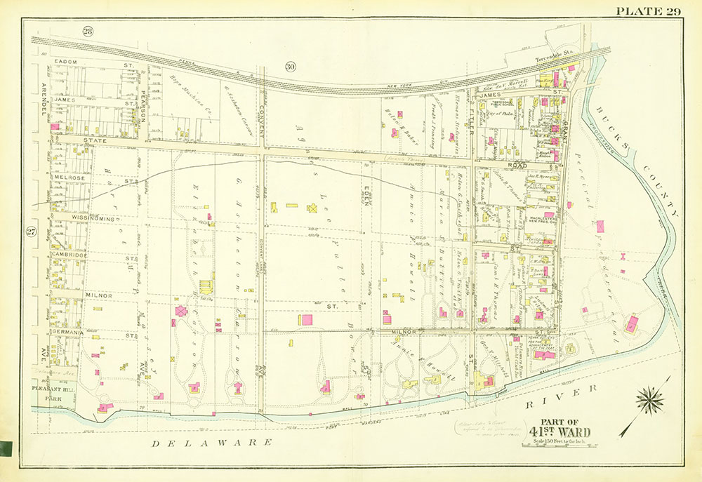 Atlas of the City of Philadelphia, 23rd and 41st Wards, Plate 29
