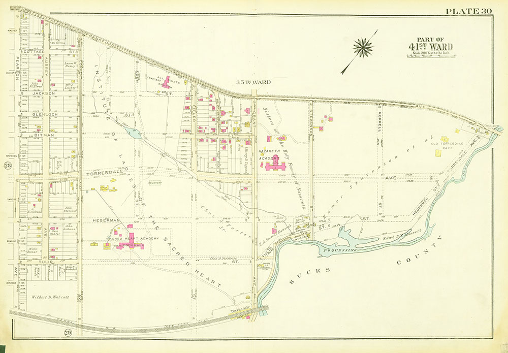 Atlas of the City of Philadelphia, 23rd and 41st Wards, Plate 30