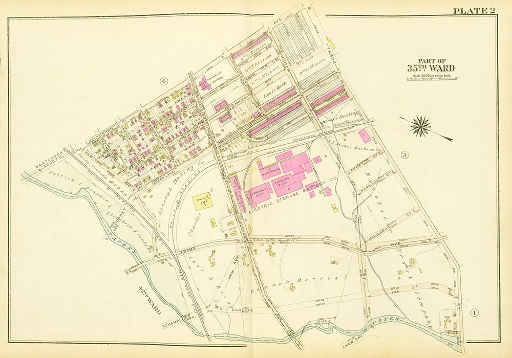 Atlas of the City of Philadelphia, 35th Ward, Plate 2