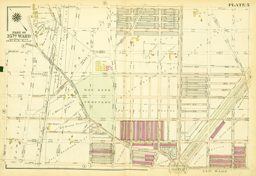 Atlas of the City of Philadelphia, 35th Ward, Plate 5