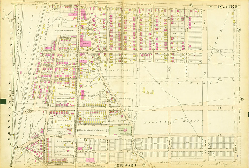 Atlas of the City of Philadelphia, 35th Ward, Plate 8
