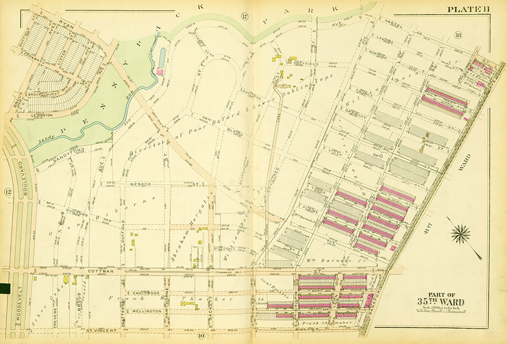 Atlas of the City of Philadelphia, 35th Ward, Plate 11