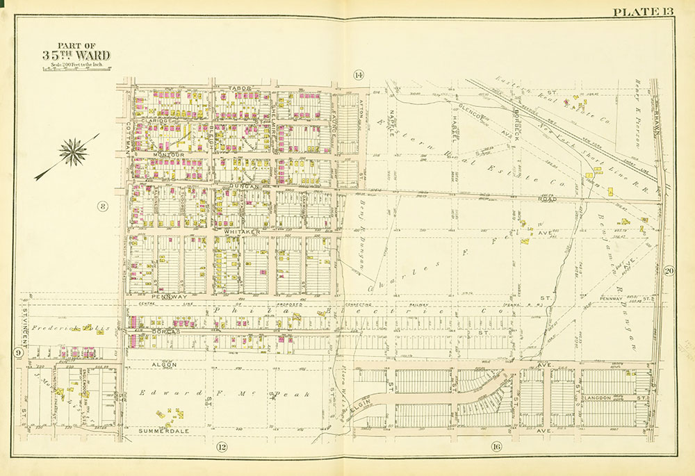 Atlas of the City of Philadelphia, 35th Ward, Plate 13