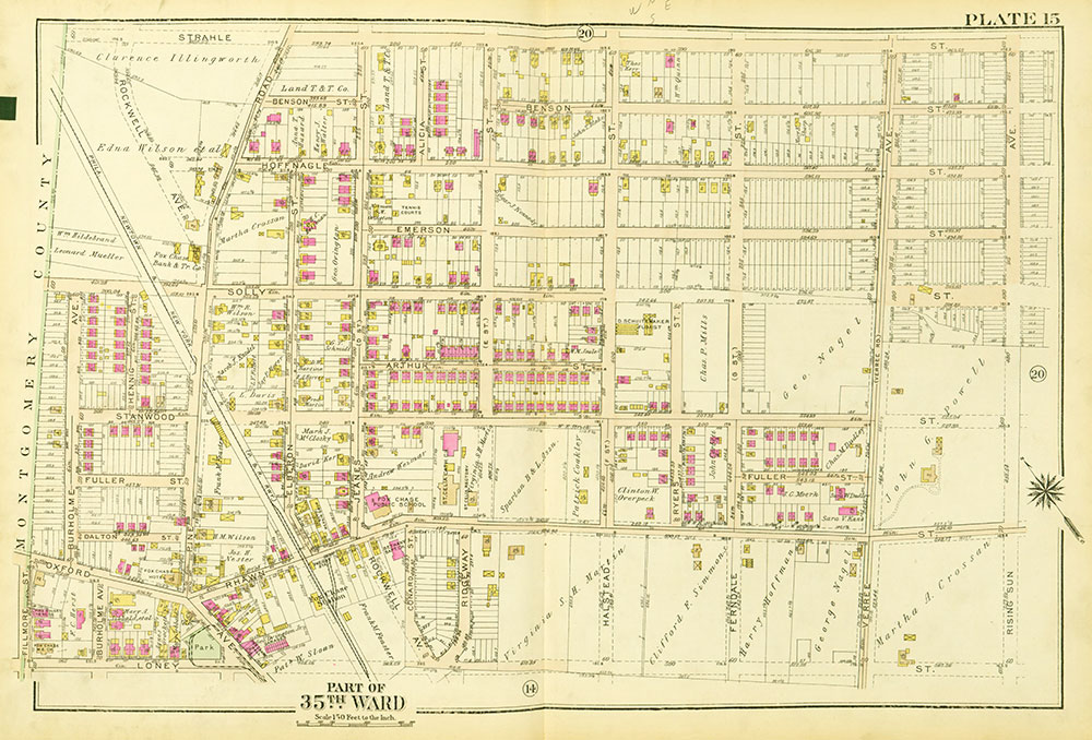 Atlas of the City of Philadelphia, 35th Ward, Plate 15