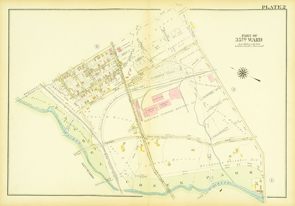Atlas of the City of Philadelphia, 35th Ward, Plate 2