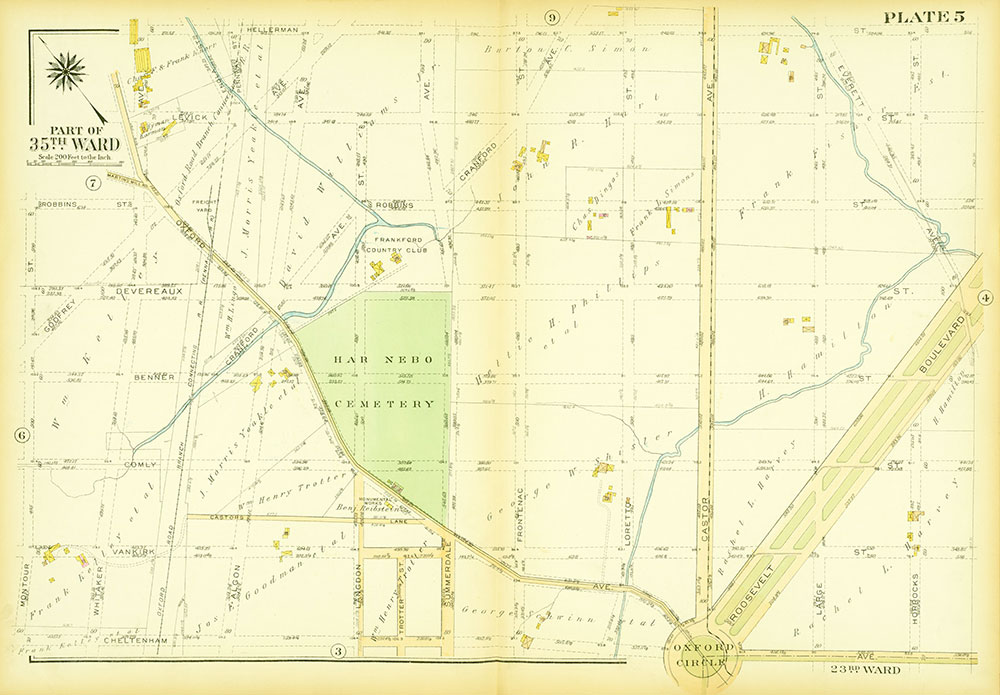 Atlas of the City of Philadelphia, 35th Ward, Plate 5