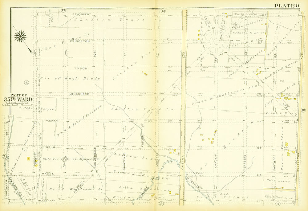 Atlas of the City of Philadelphia, 35th Ward, Plate 9