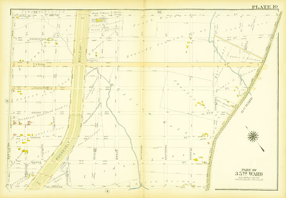 Atlas of the City of Philadelphia, 35th Ward, Plate 10