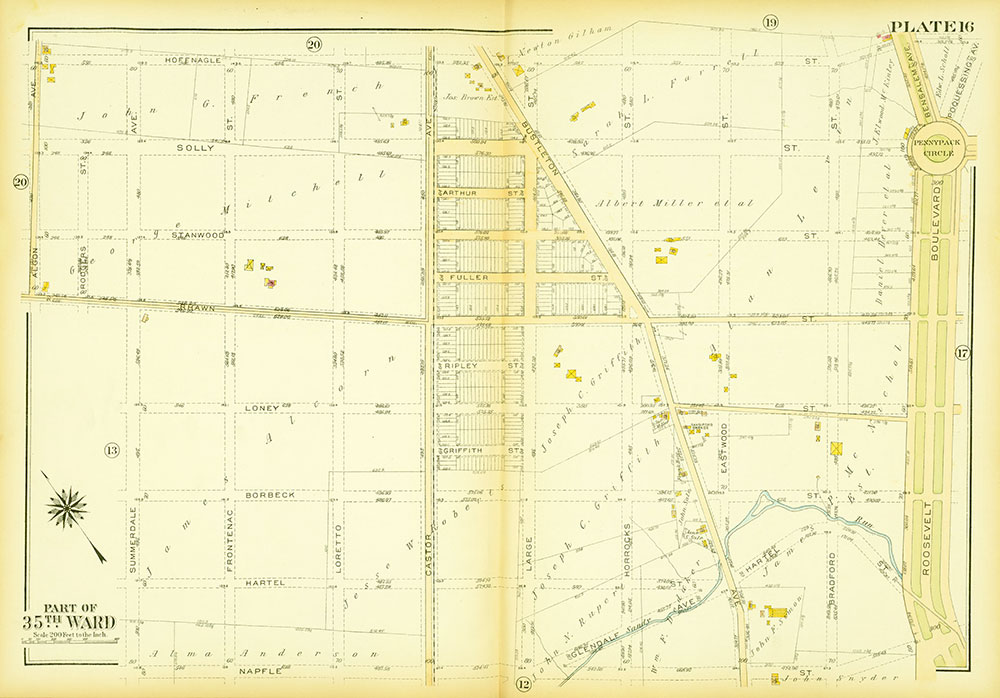 Atlas of the City of Philadelphia, 35th Ward, Plate 16