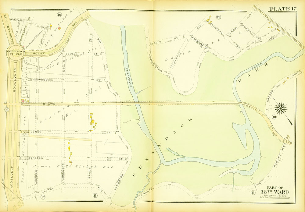 Atlas of the City of Philadelphia, 35th Ward, Plate 17