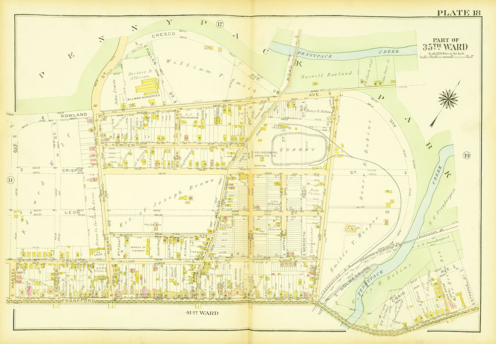 Atlas of the City of Philadelphia, 35th Ward, Plate 18