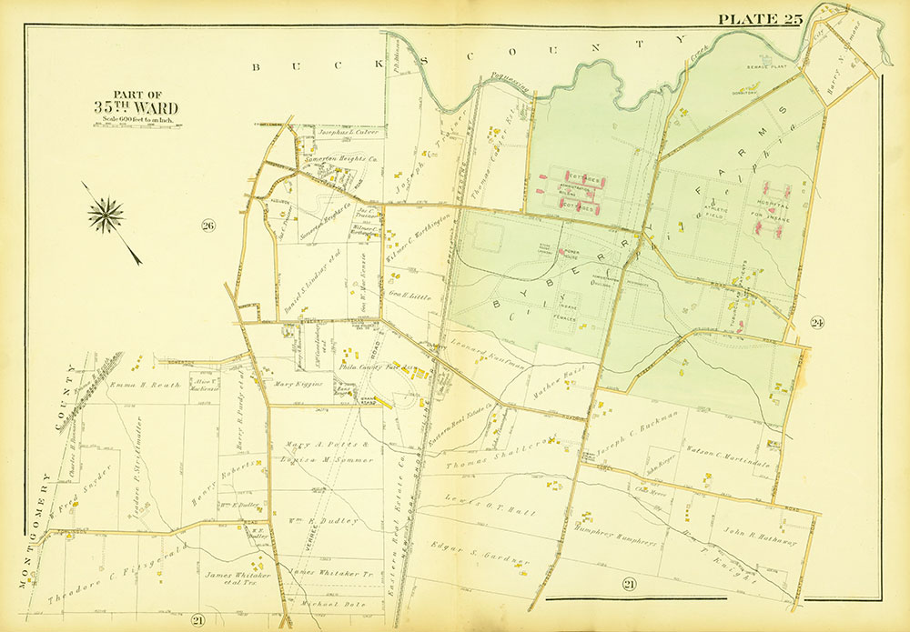 Atlas of the City of Philadelphia, 35th Ward, Plate 25