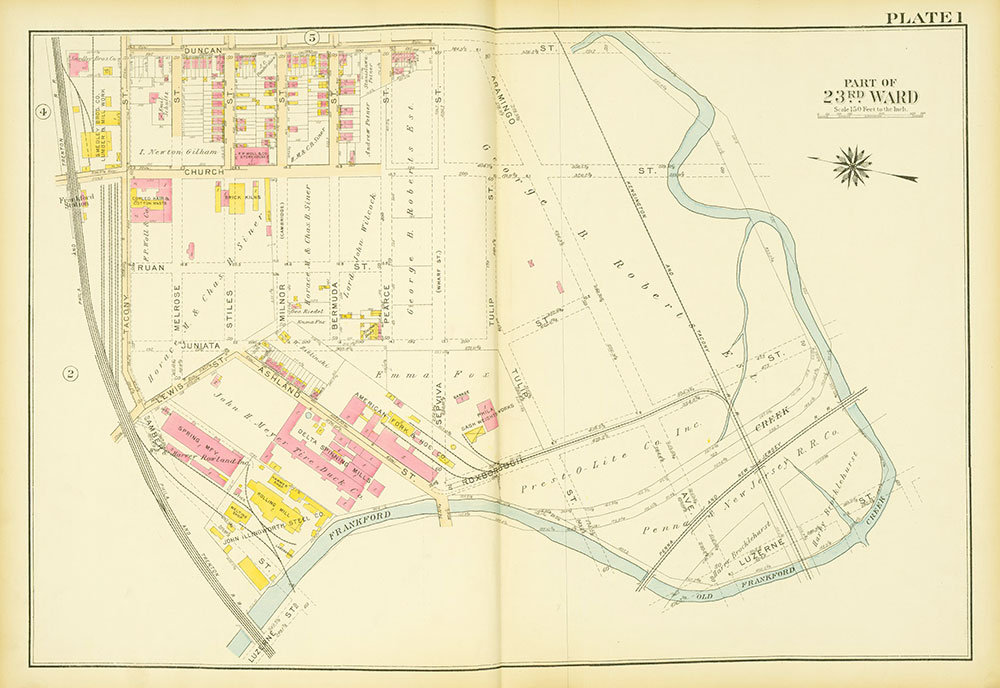 Atlas of the City of Philadelphia, 23rd & 41st Wards, Plate 1