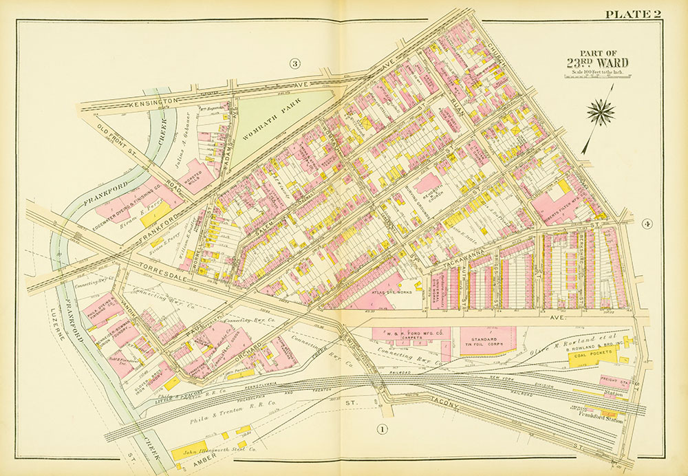 Atlas of the City of Philadelphia, 23rd & 41st Wards, Plate 2