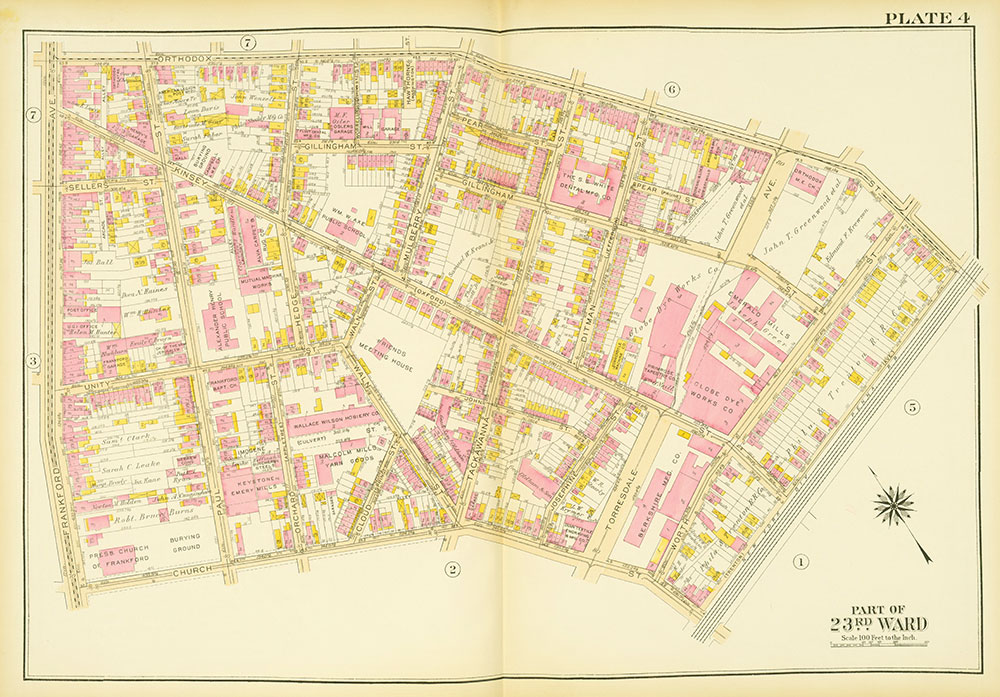Atlas of the City of Philadelphia, 23rd & 41st Wards, Plate 4