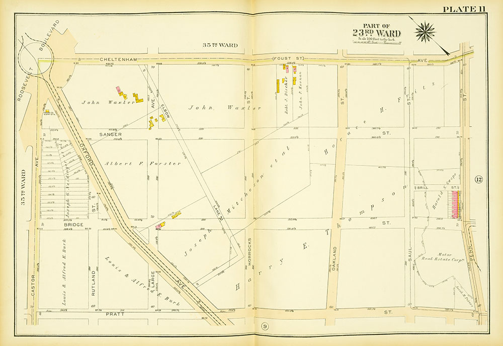 Atlas of the City of Philadelphia, 23rd & 41st Wards, Plate 11