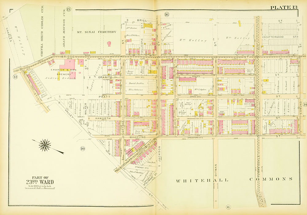 Atlas of the City of Philadelphia, 23rd & 41st Wards, Plate 13
