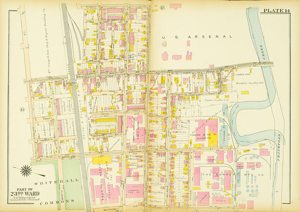 Atlas of the City of Philadelphia, 23rd & 41st Wards, Plate 14
