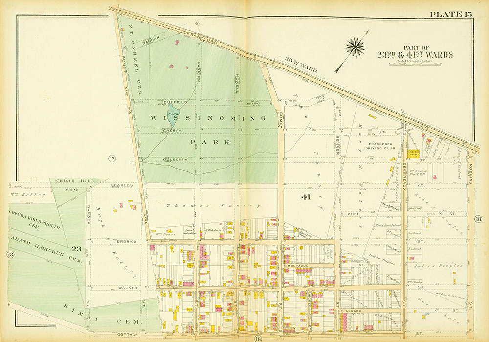 Atlas of the City of Philadelphia, 23rd & 41st Wards, Plate 15