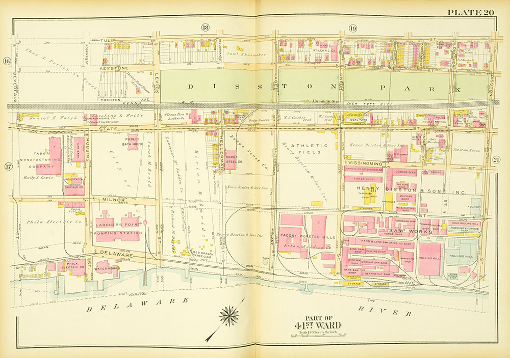 Atlas of the City of Philadelphia, 23rd & 41st Wards, Plate 20