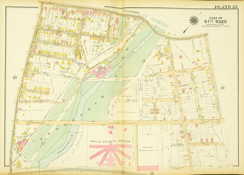 Atlas of the City of Philadelphia, 23rd & 41st Wards, Plate 25
