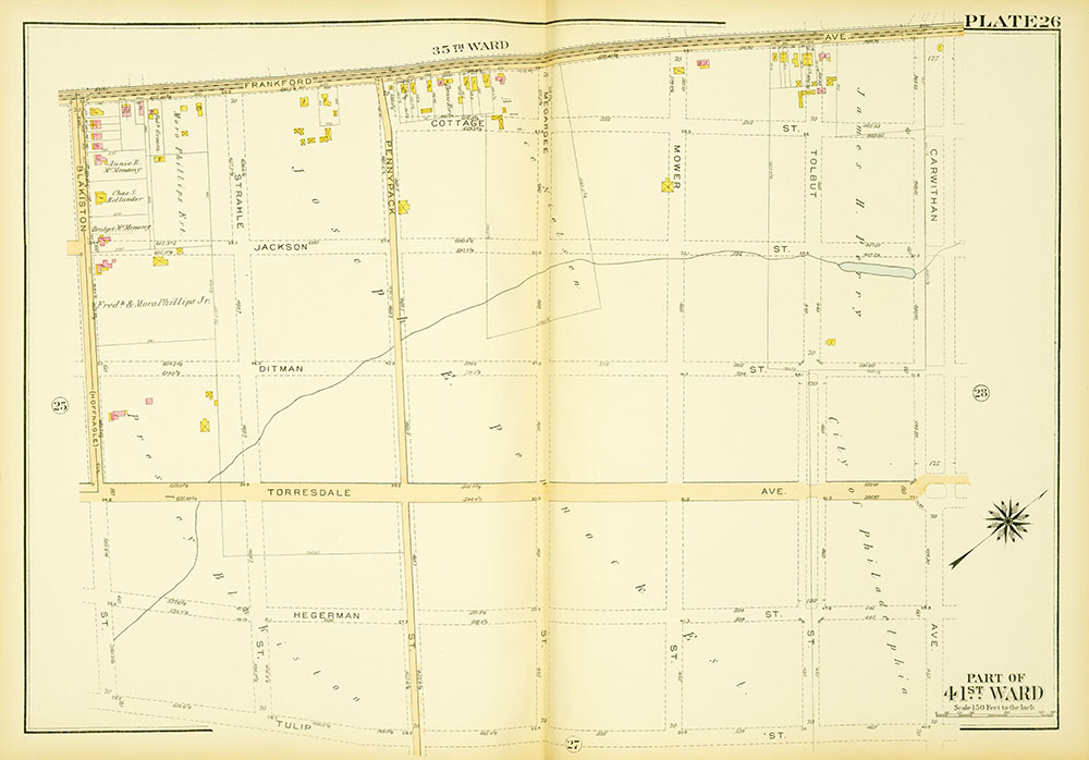 Atlas of the City of Philadelphia, 23rd & 41st Wards, Plate 26