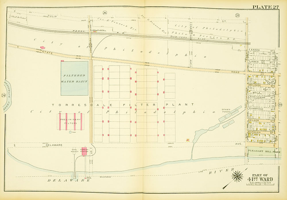 Atlas of the City of Philadelphia, 23rd & 41st Wards, Plate 27