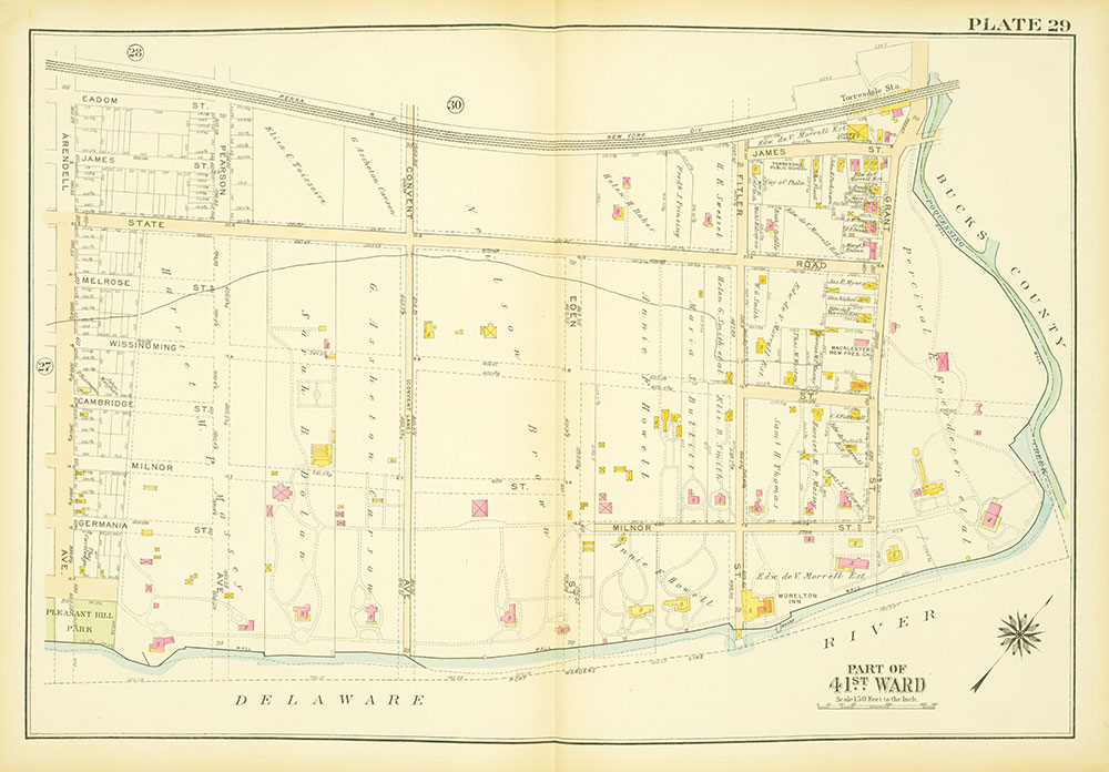 Atlas of the City of Philadelphia, 23rd & 41st Wards, Plate 29