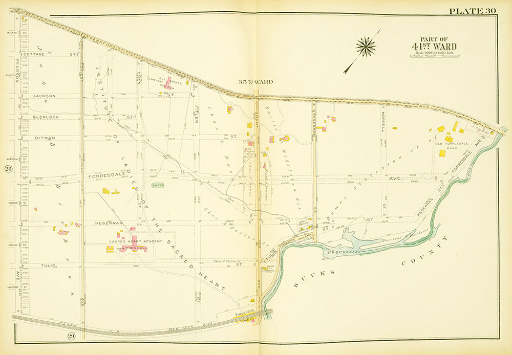 Atlas of the City of Philadelphia, 23rd & 41st Wards, Plate 30