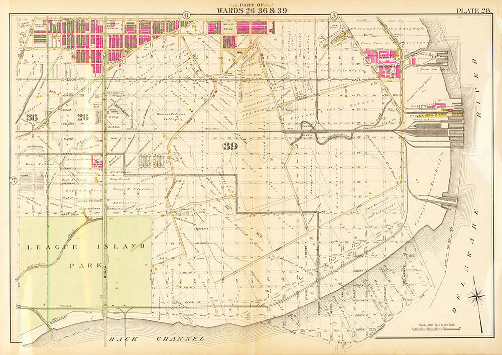 Atlas of the City of Philadelphia, Complete in One Volume, Plate 28
