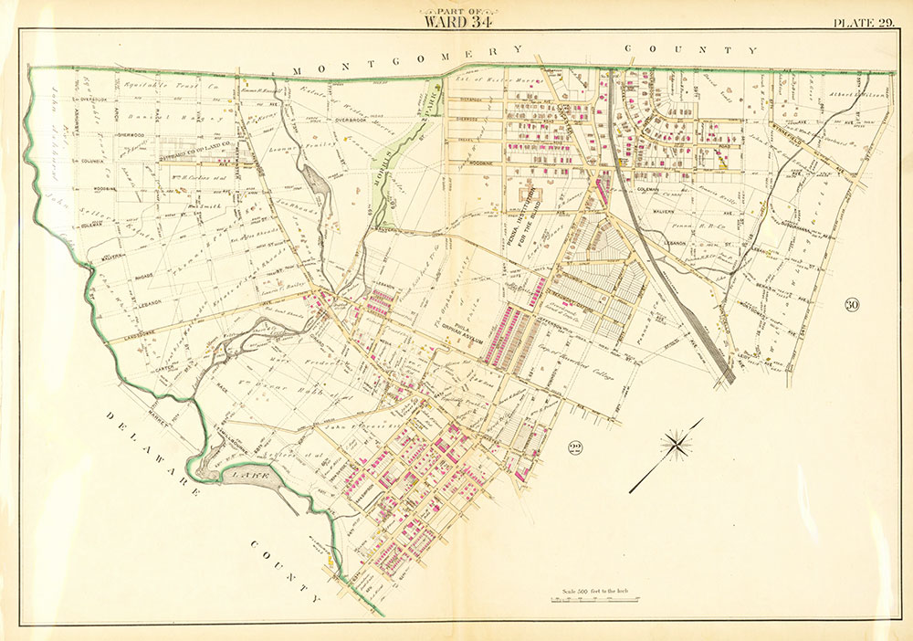 Atlas of the City of Philadelphia, Complete in One Volume, Plate 29