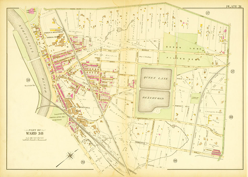 Atlas of the City of Philadelphia, Complete in One Volume, Plate 31